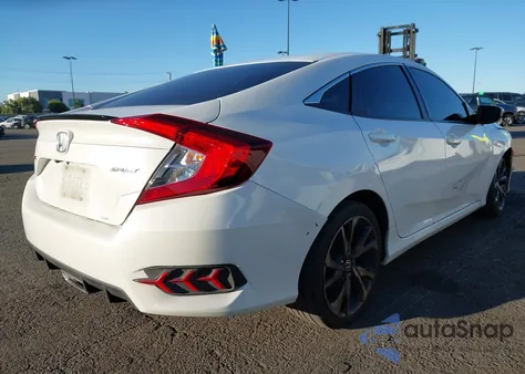 2020 Honda Civic Sport z USA, uszkodzony, nr VIN 2HGFC2F81LH586543